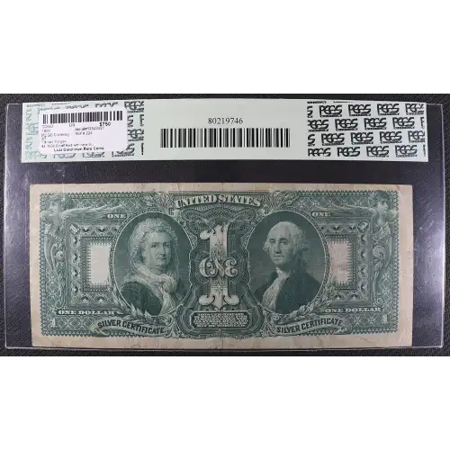 $1 1896 Small Red with rays Silver Certificates 224 (2)