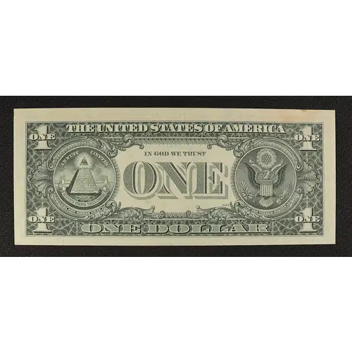 $1 1974 Green seal. Small Size $1 Federal Reserve Notes 1908-D