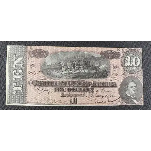 $10   Issues of the Confederate States of America CS-68 (2)