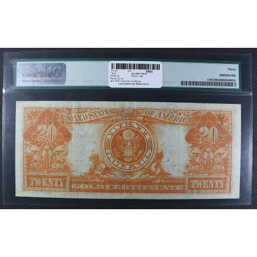 $20 1906 Gold Gold Certificates 1185 (2)