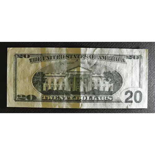 $20 1996 blue-Green seal. Small Size $20 Federal Reserve Notes 2083-C (4)