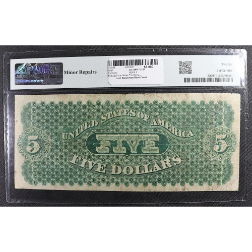 $5   Legal Size Notes The Demand Notes of 1861 2 (2)
