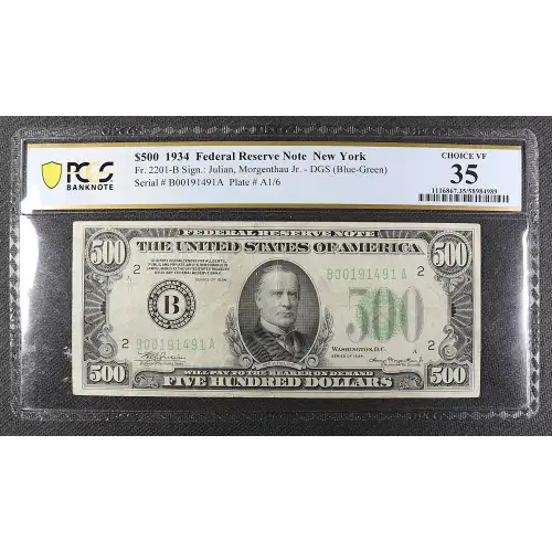$500 1934  High Denomination Notes 2201-B (2)