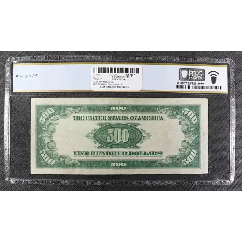 $500 1934  High Denomination Notes 2201-B