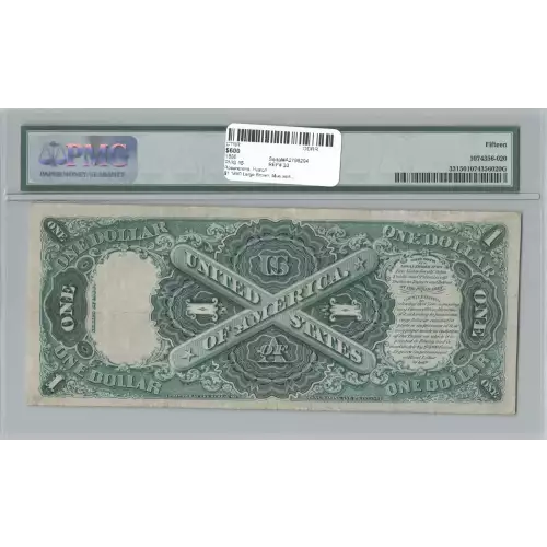 $1 1880 Large Brown; blue serial numbers. Legal Tender Issues 33