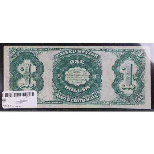 $1 1891 Small red, scalloped Silver Certificates 223