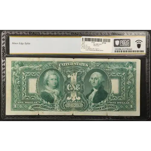 $1 1896 Small Red with rays Silver Certificates 224