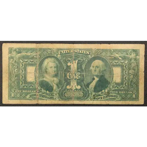 $1 1896 Small Red with rays Silver Certificates 224 (2)