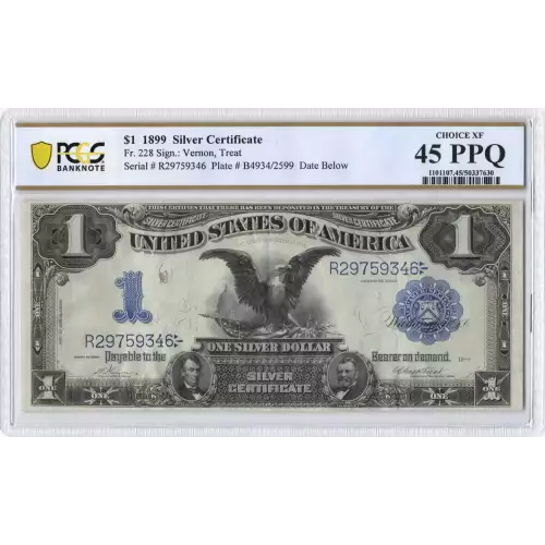 $1 1899 Blue Silver Certificates 228