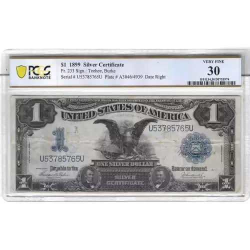 $1 1899 Blue Silver Certificates 233 (2)