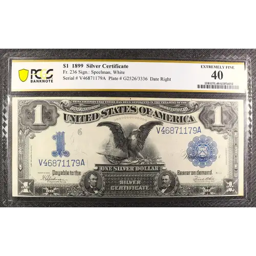 $1 1899 Blue Silver Certificates 236