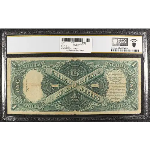 $1 1917 Small Red, scalloped Legal Tender Issues 36 (2)