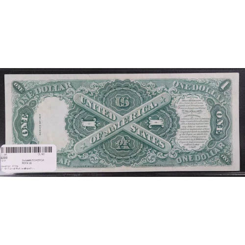 $1 1917 Small Red, scalloped Legal Tender Issues 39