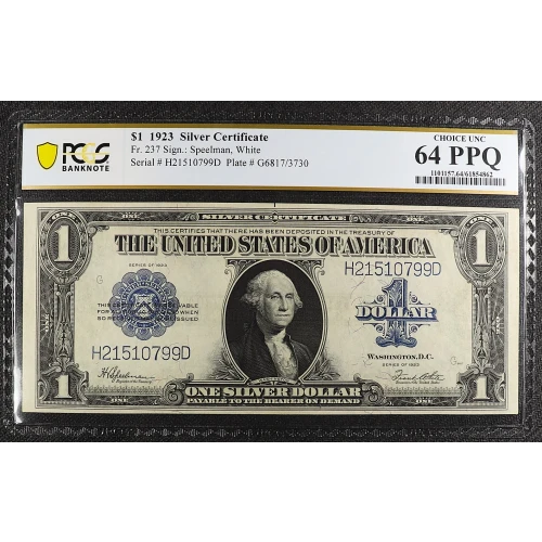 $1 1923 Blue Silver Certificates 237 (2)