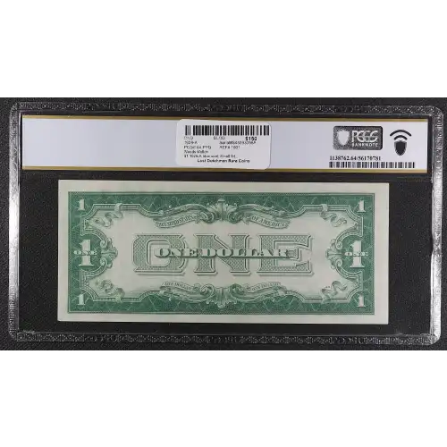 $1 1928-A blue seal. Small Silver Certificates 1601