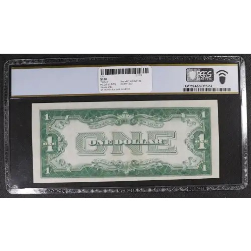 $1 1928-B blue seal. Small Silver Certificates 1602