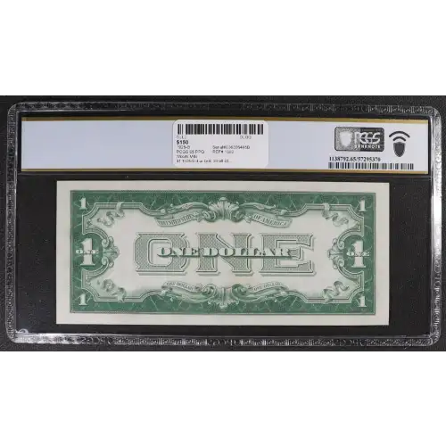 $1 1928-B blue seal. Small Silver Certificates 1602 (2)