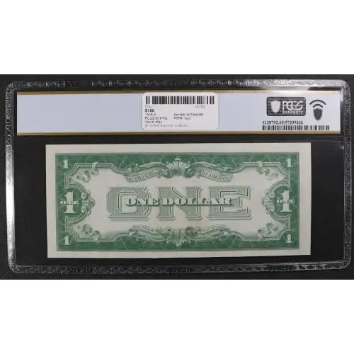 $1 1928-B blue seal. Small Silver Certificates 1602