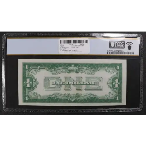 $1 1928-B blue seal. Small Silver Certificates 1602