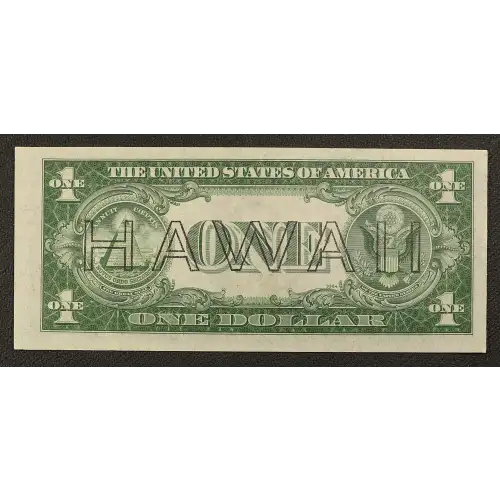 $1 1935-A brown seal Emergency Notes Issued During WW2 2300 (4)
