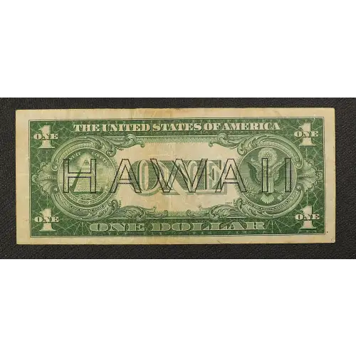 $1 1935-A brown seal Emergency Notes Issued During WW2 2300 (2)