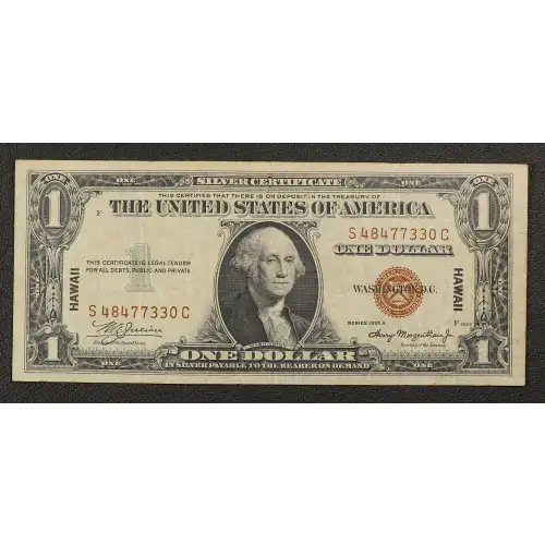 $1 1935-A brown seal Emergency Notes Issued During WW2 2300 (3)