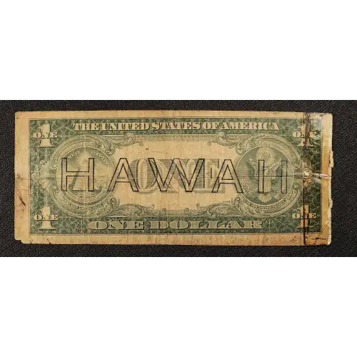 $1 1935-A brown seal Emergency Notes Issued During WW2 2300 (2)