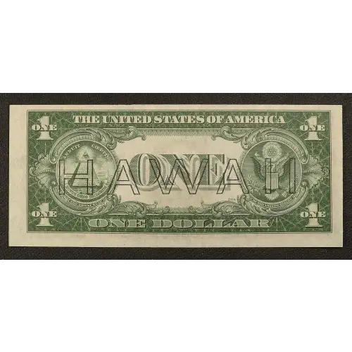 $1 1935-A brown seal Emergency Notes Issued During WW2 2300 (4)