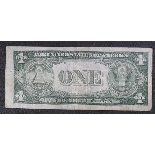 $1 1935-A yellow seal Emergency Notes Issued During WW2 2306 (4)