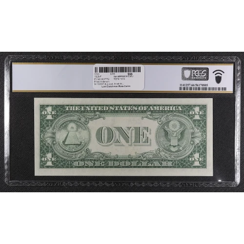 $1 1935-F blue seal. Small Silver Certificates 1615