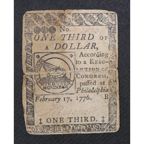 $1? 3 February 17, 1776  CONTINENTAL CURRENCY CC-20 (3)