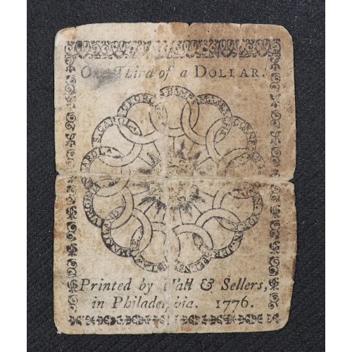 $1? 3 February 17, 1776  CONTINENTAL CURRENCY CC-20 (2)