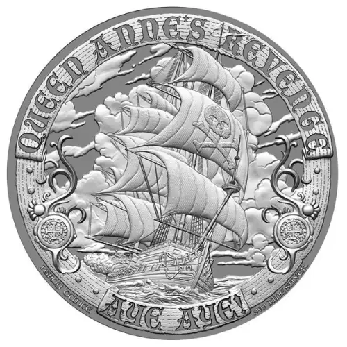 1 oz Blackbeard - Silver Round (2)