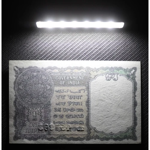 1 Rupee 1940, 1940 Issue d. Green serial #, letter A India 25 (4)