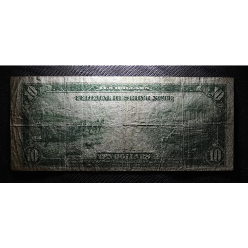 $10 1914 Blue Seal Federal Reserve Notes 907A (4)
