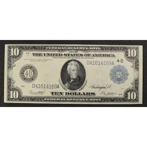 $10 1914 Blue Seal Federal Reserve Notes 919A (4)