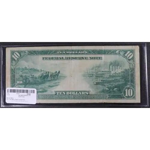 $10 1914 Blue Seal Federal Reserve Notes 929 (2)