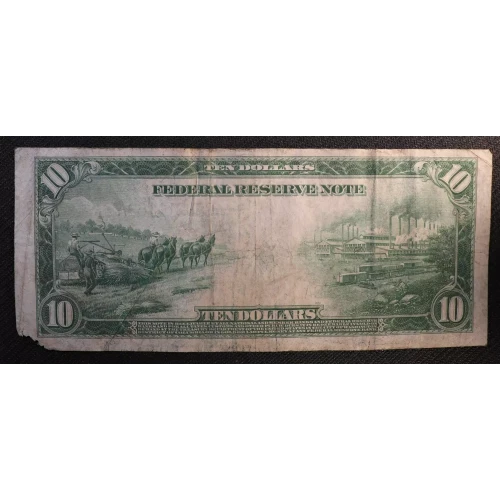 $10 1914 Red Seal Federal Reserve Notes 931B (3)
