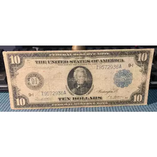 $10 1914 Red Seal Federal Reserve Notes 951A (3)