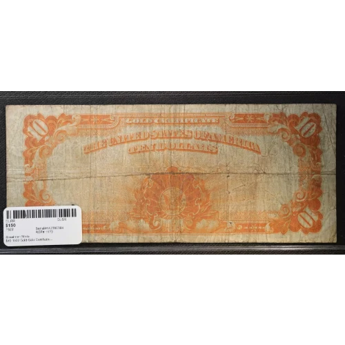 $10 1922 Gold Gold Certificates 1173 (2)