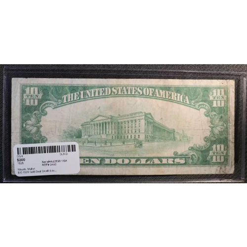 $10 1928 Gold Seal Small Size Gold Certificates 2400 (3)