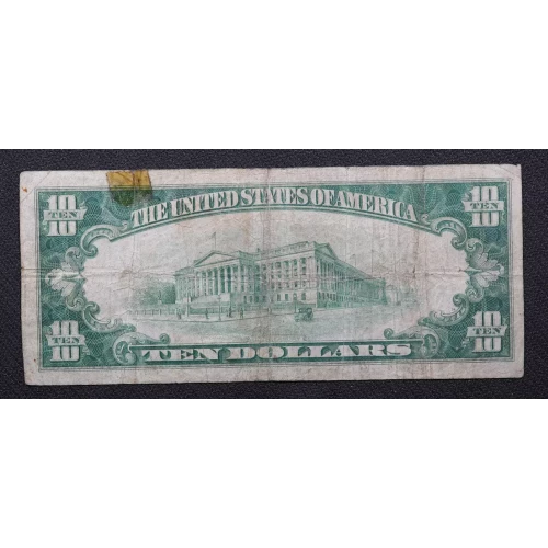 $10 1928 Green Seal Small Size $10 Federal Reserve Notes 2000-I*