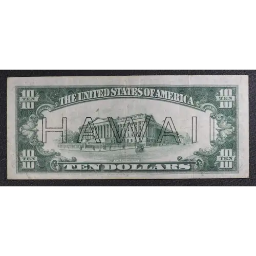 $10 1934-A brown seal Emergency Notes Issued During WW2 2303 (2)