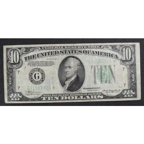$10 1934-A.  Small Size $10 Federal Reserve Notes 2006-D* (3)