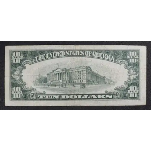 $10 1934-D.  Small Size $10 Federal Reserve Notes 2009-G*