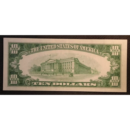 $10 1950  Small Size $10 Federal Reserve Notes 2010-A* (2)