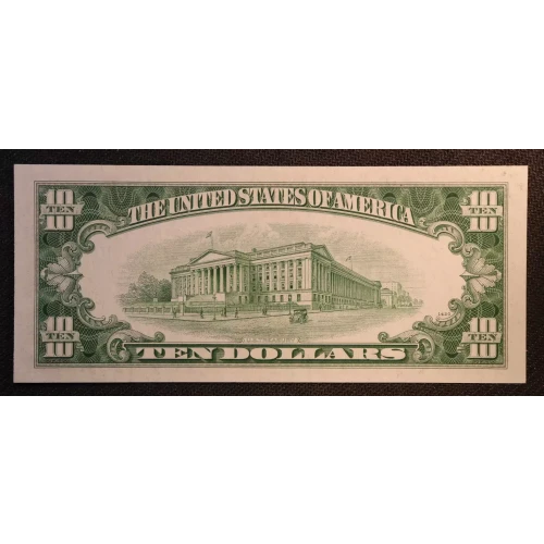 $10 1950  Small Size $10 Federal Reserve Notes 2010-J (2)