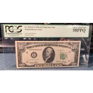 $10 1950  Small Size $10 Federal Reserve Notes 2010-L* (2)