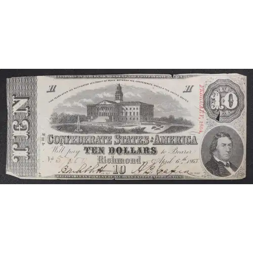 $10   Issues of the Confederate States of America CS-59 (3)