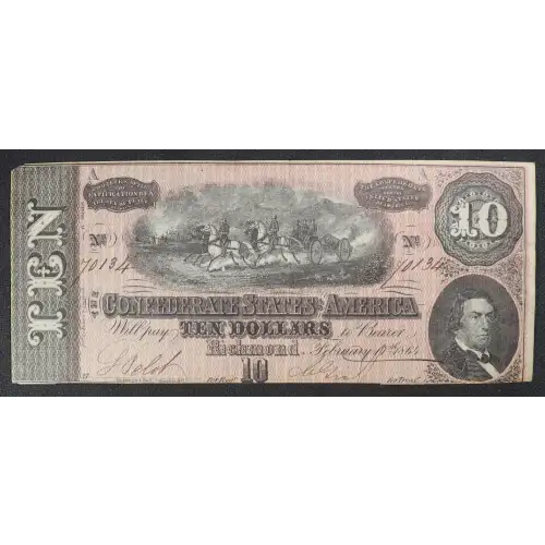 $10   Issues of the Confederate States of America CS-68 (2)